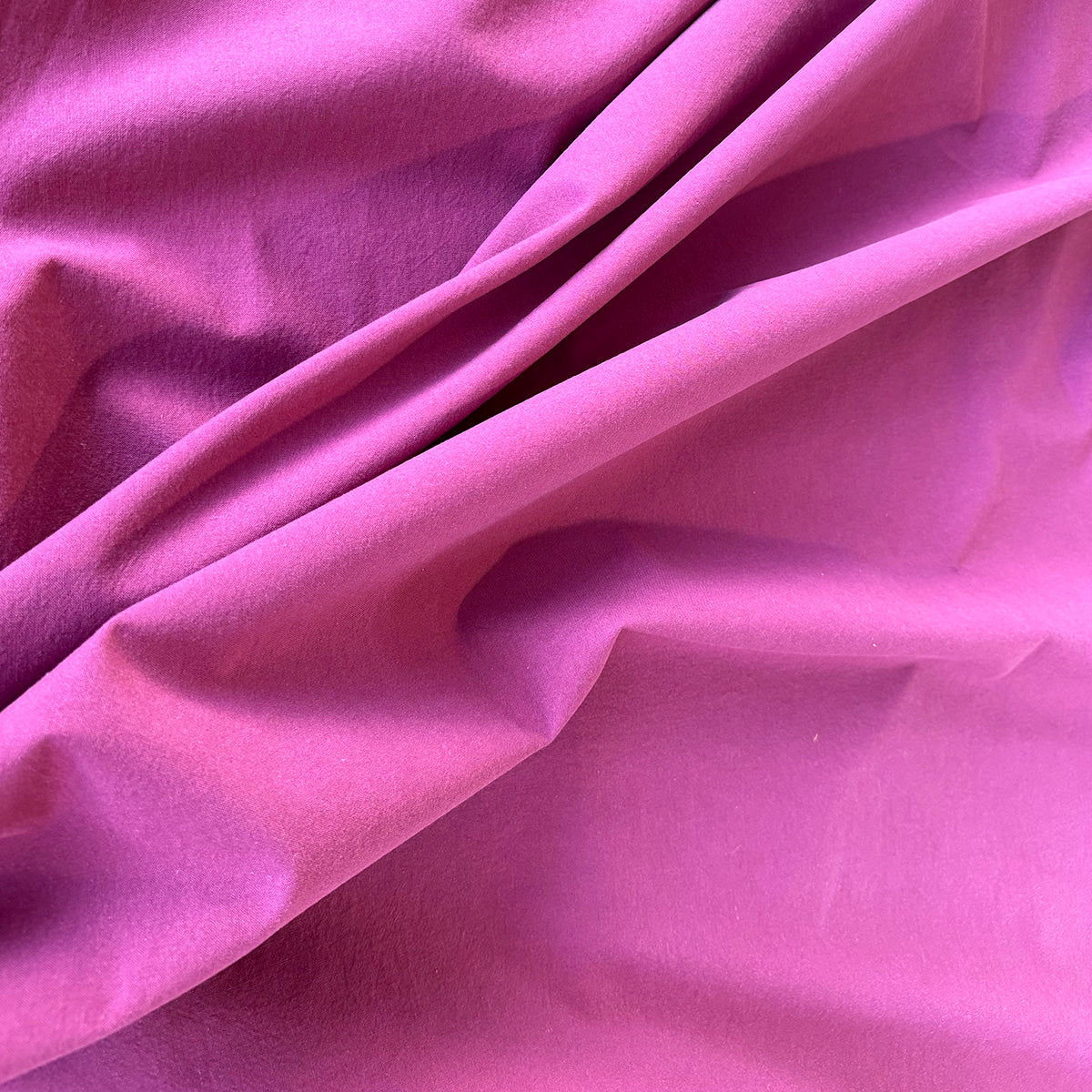 100% Linen Fabric, Vintage Washed - Magenta - 4.9 oz
