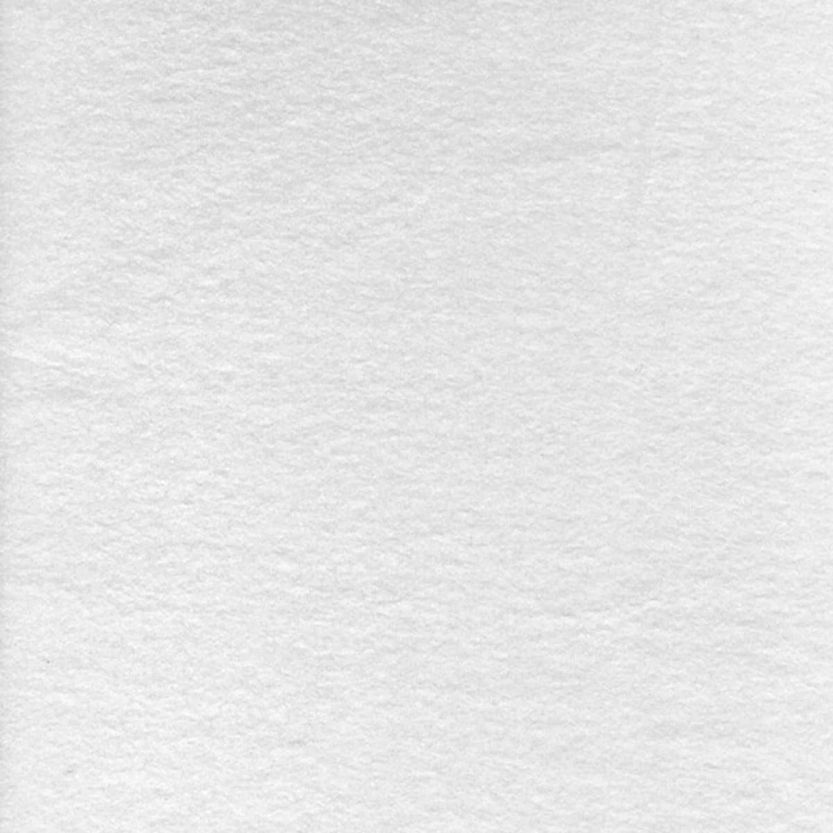 Anti-Pill Fleece Fabric - Solid White - 1/2 metre