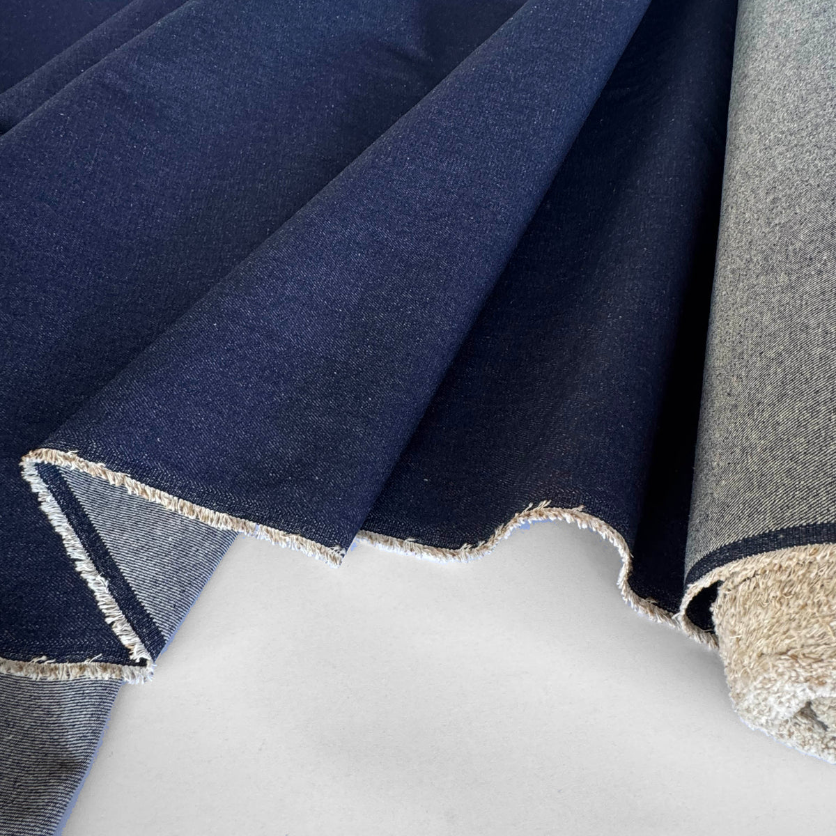 100% Cotton Denim Fabric - Indigo - 10 oz