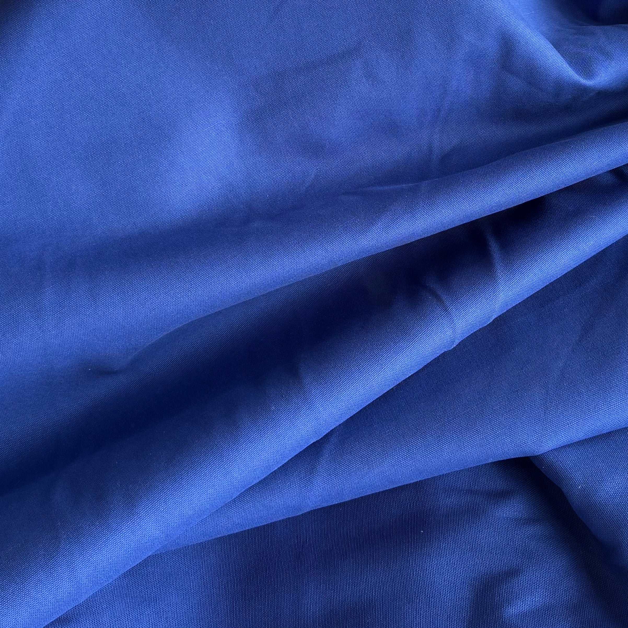 100% Cotton Duck Canvas Fabric - Royal Blue - 7 oz - 1/2m, continuous cut