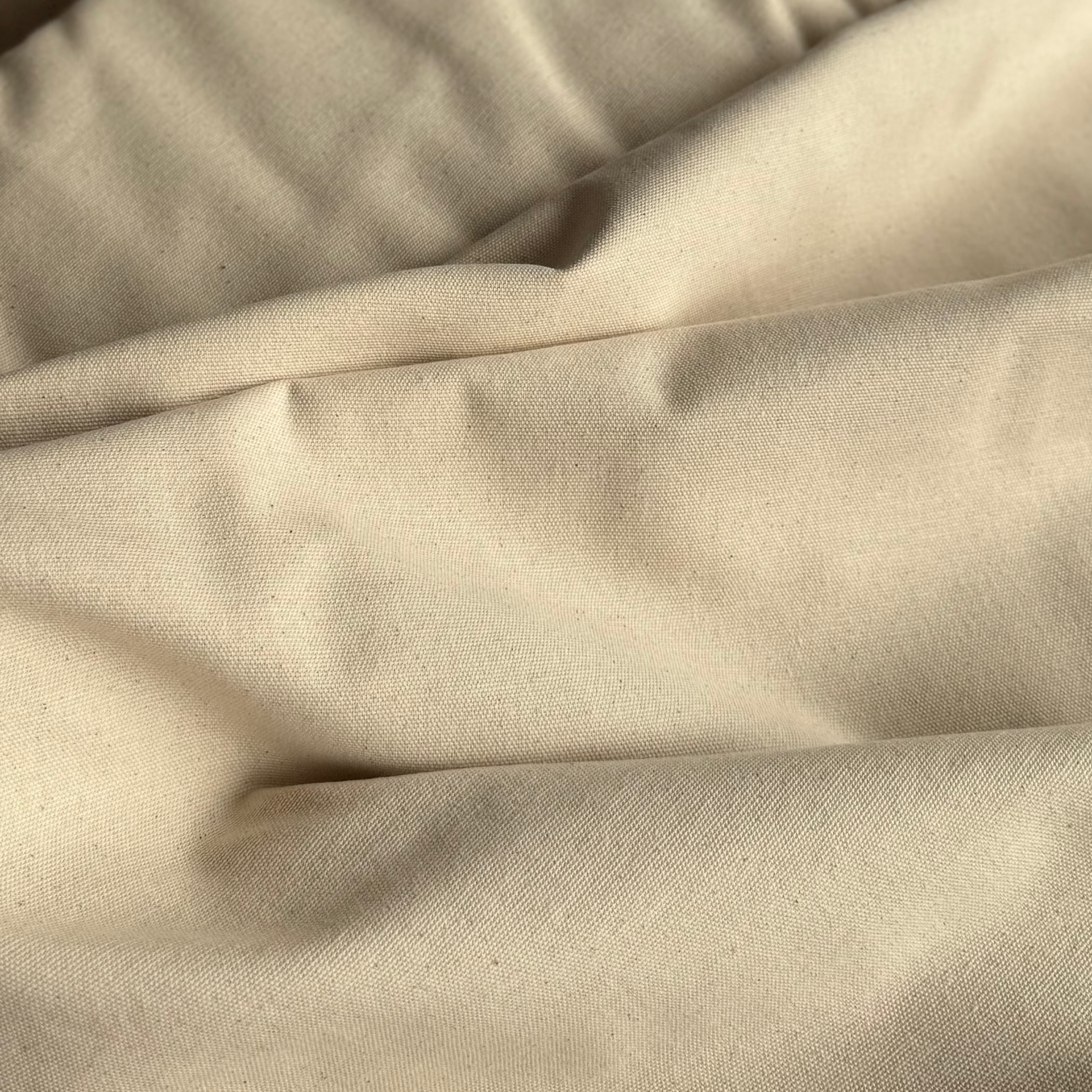 100% Cotton Duck Canvas Fabric - Natural - 7 oz