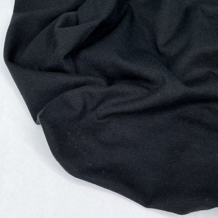 Cotton/Tencel Stretch <BR> Colour: Black <BR> 5.9oz