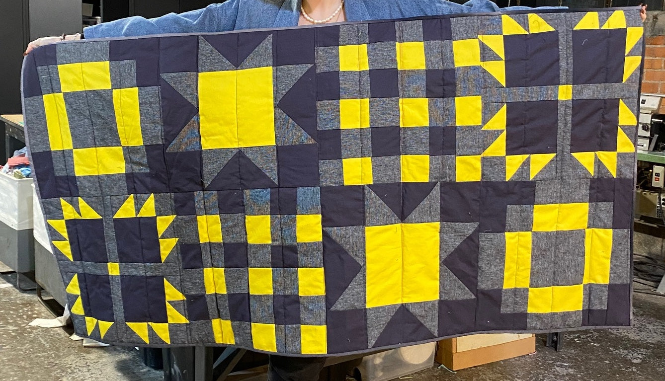 Beginner Quilting: Patch Block Quilt - 6 Weeks