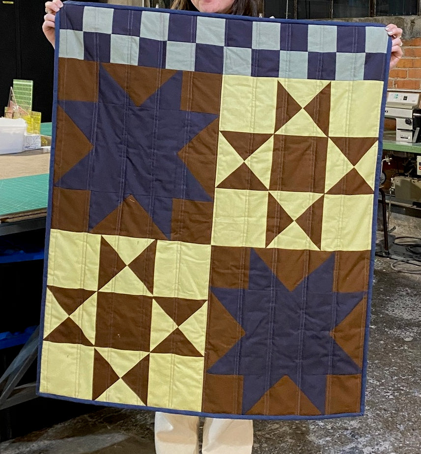 Beginner Quilting: Patch Block Quilt - 6 Weeks