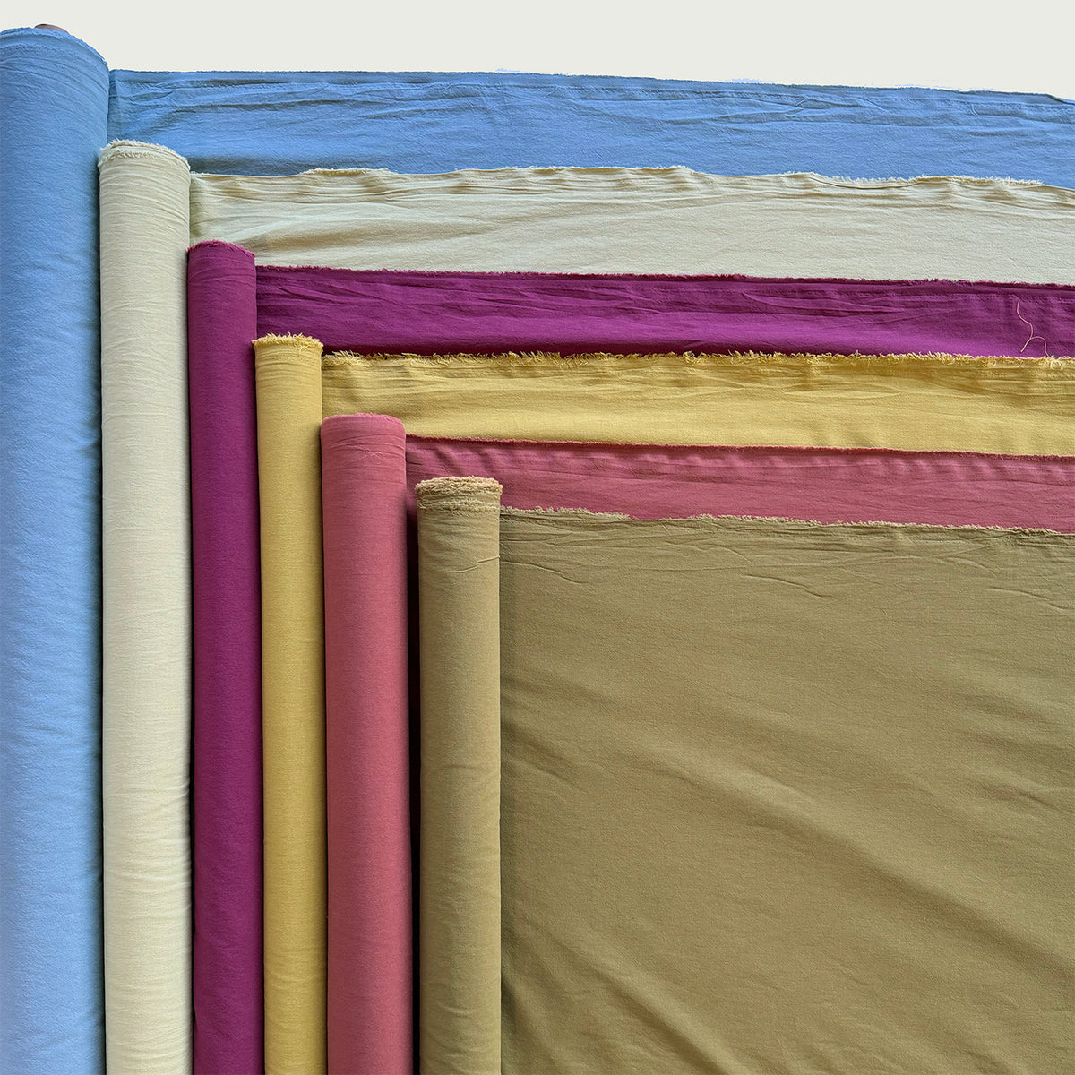 100% Sandwashed Cotton Fabric - Pear - 4.7 oz