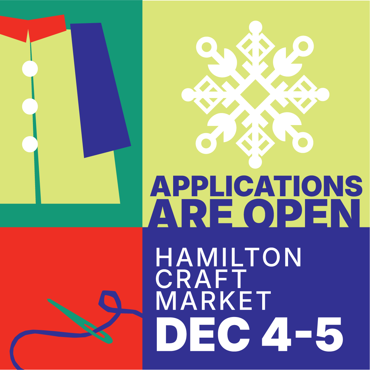 Hamilton Craft Market 2026 — Vendor Application Fee