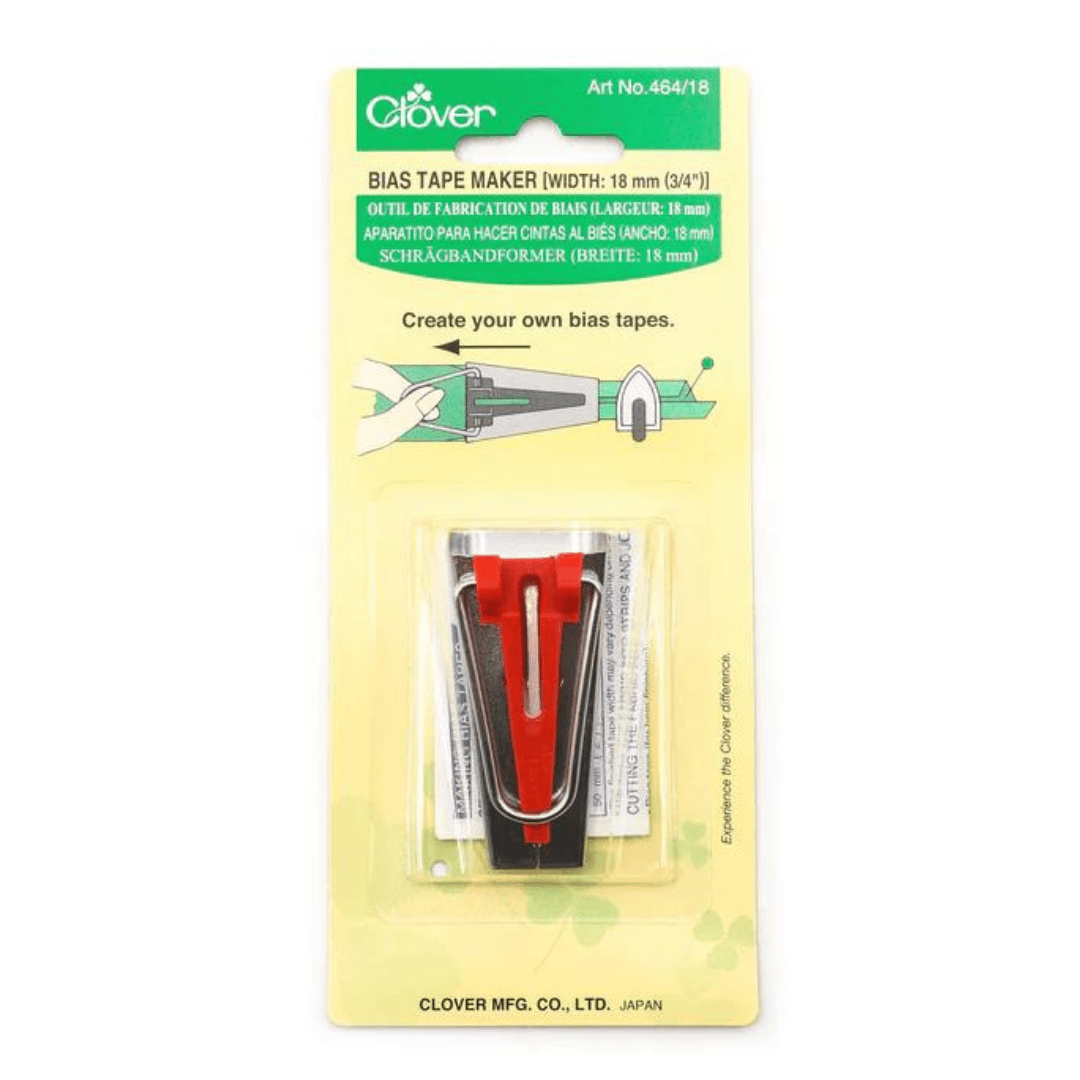 Clover - Bias Tape Maker - 18mm - Hamilton Craft Studios - Materials & Tools