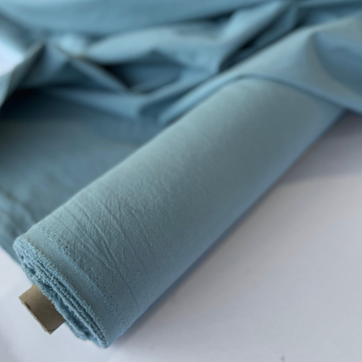 100% Sandwashed Cotton Fabric - Sky - 4.7 oz