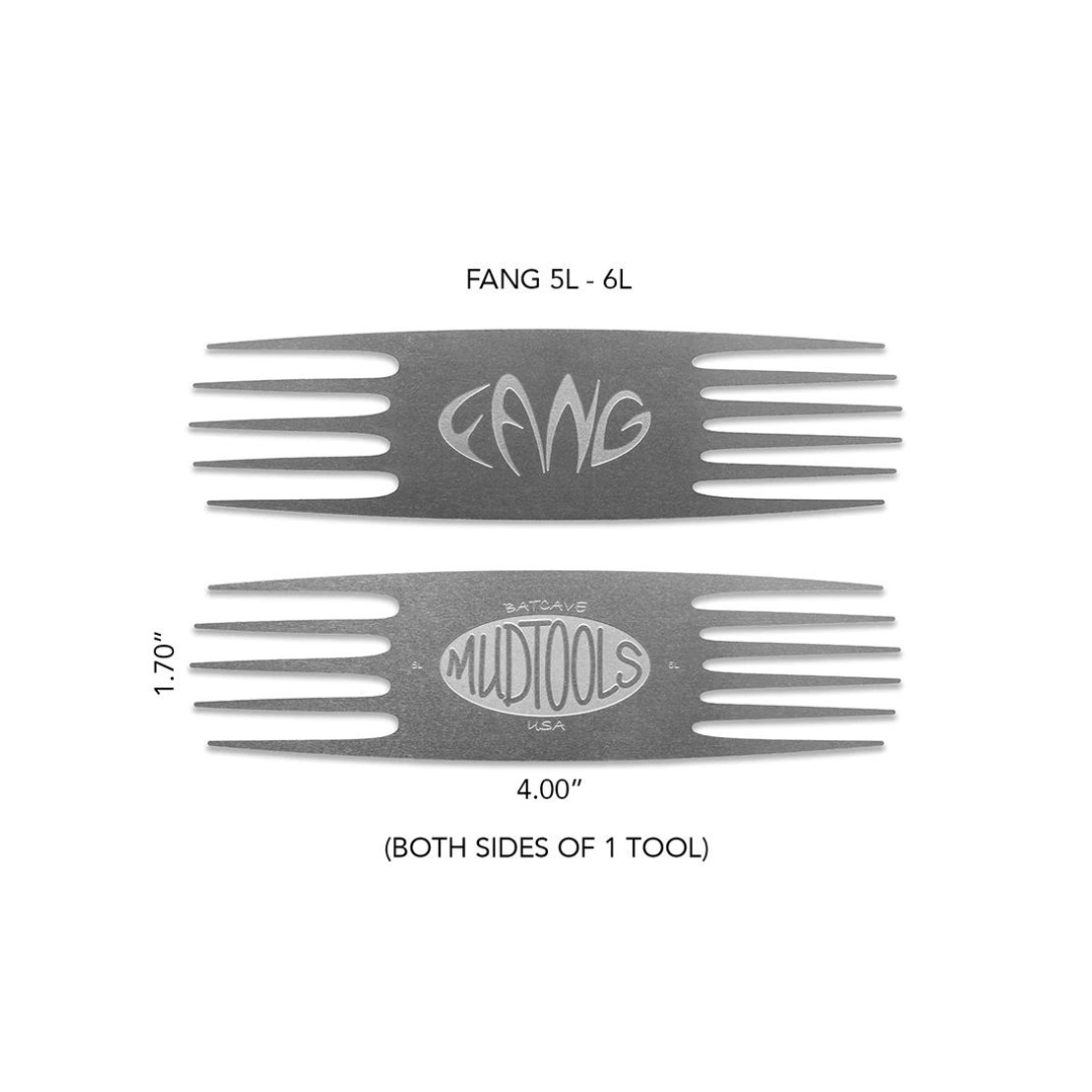 Mudtools Large Fang Tools - Hamilton Craft Studios - Materials & Tools