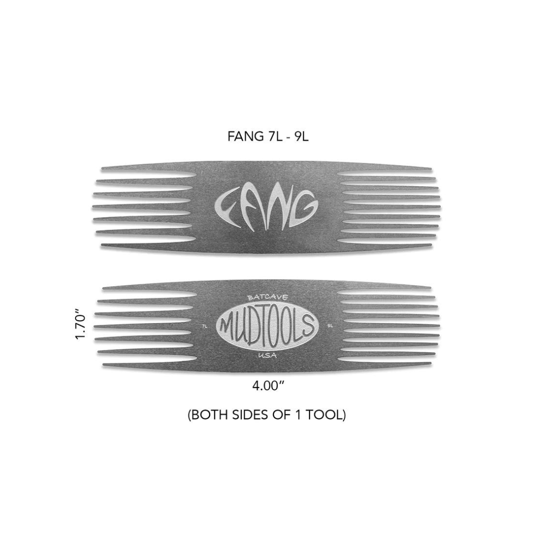 Mudtools Large Fang Tools - Hamilton Craft Studios - Materials & Tools