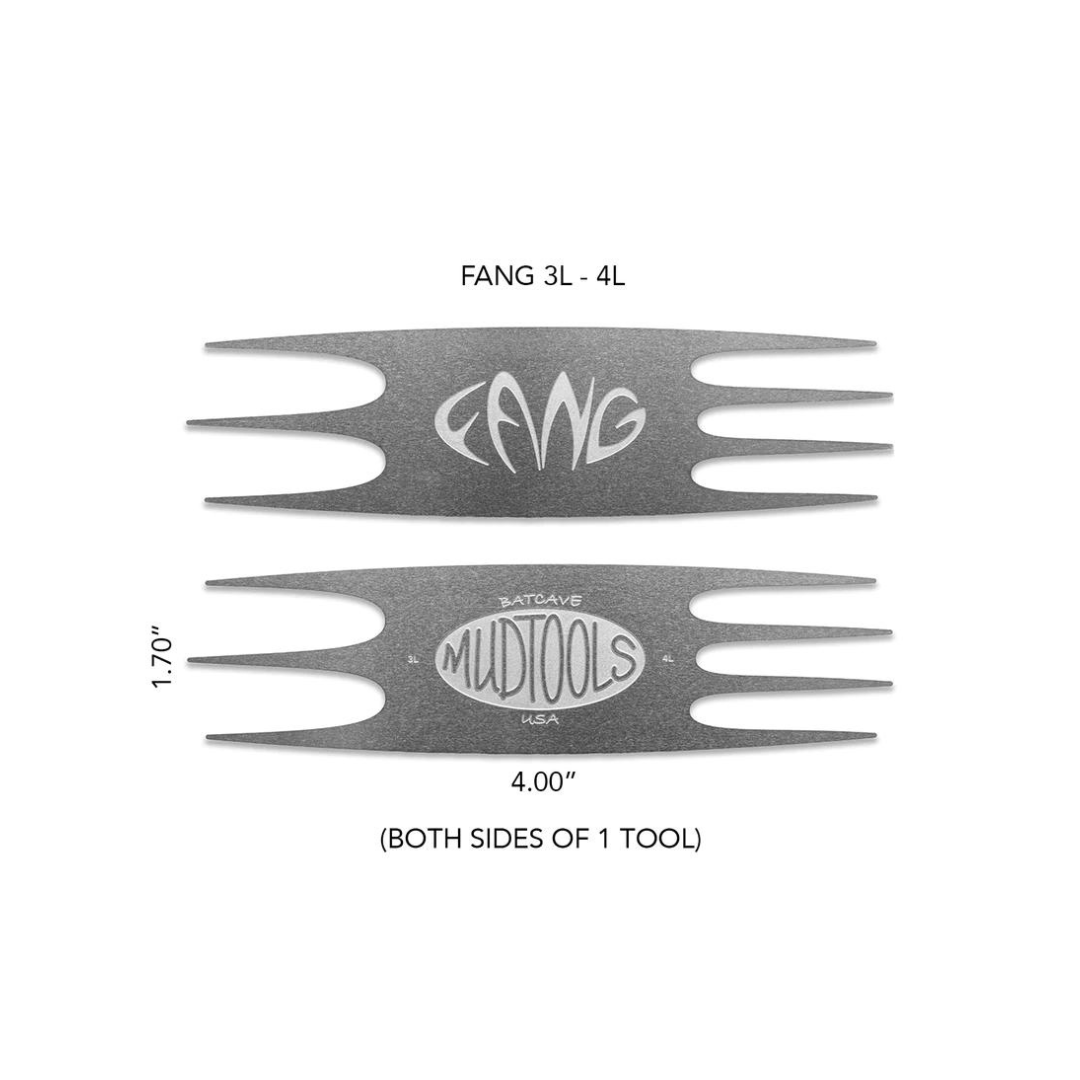 Mudtools Large Fang Tools - Hamilton Craft Studios - Materials & Tools