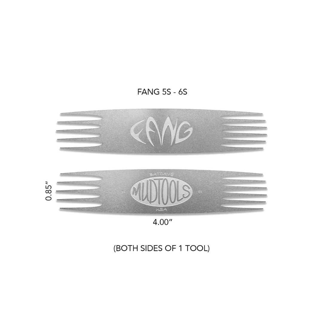 Mudtools Small Fang Tools - Hamilton Craft Studios - Materials & Tools