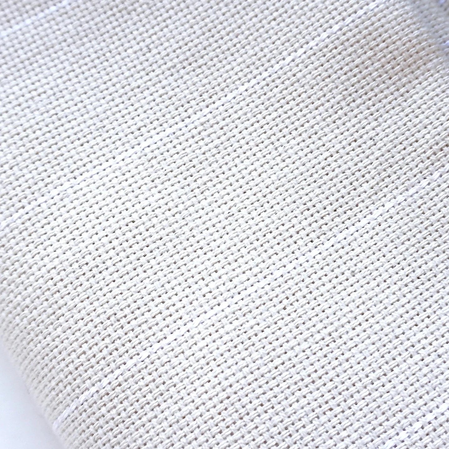 Monks Cloth - Tufting Fabric / White. - 1/2m